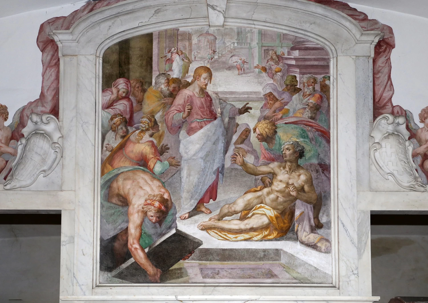 Resurrezione di Lazzaro, putti e visione di Ezechiele - Cappella Salviati in San Marco, Firenze